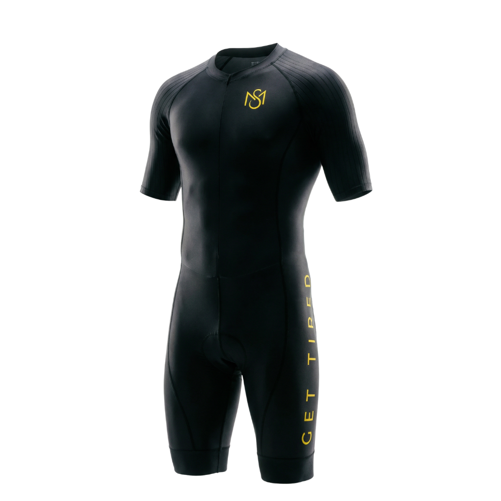 SKINS BKCR ブラック/イエロー スパッツ Dark Speed Inline Skinsuit – MarSkate Fitness Skinsuits