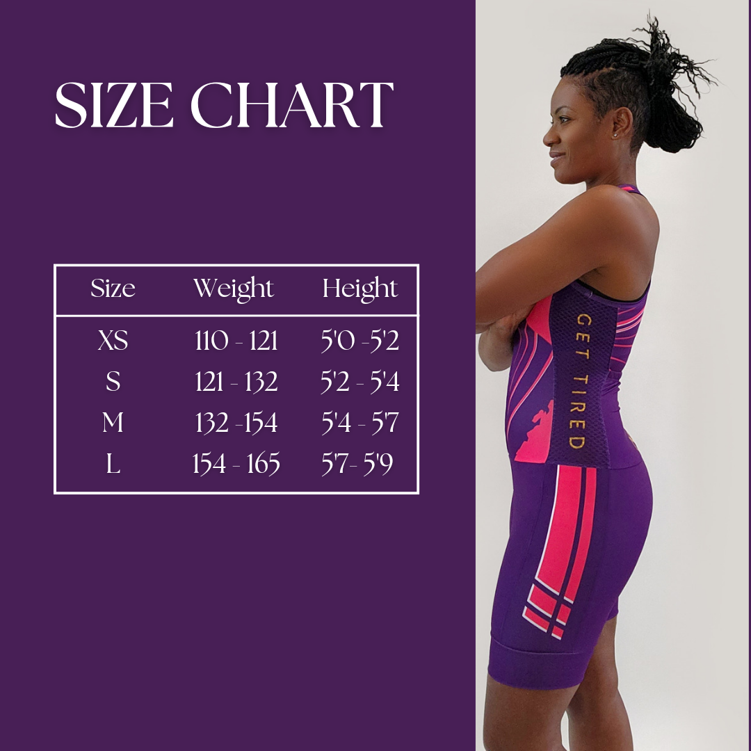 Purple and Pink Marathon Skate Skinsuit